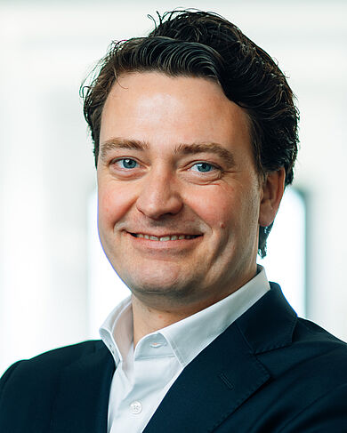 Portrait Alexander Schnitger, Managing Partner Karl Geuther
